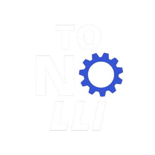 Logo empresa m&A tonolli versão branca